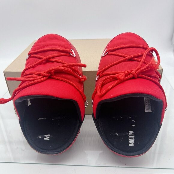 MOON BOOT Full Moon Icon Nylon Mule Red EU 35/ 36 Womens US 5.5 - Picture 9 of 13